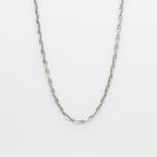 Hermes Serie Necklace Pendant Choker 925 Silver Mini Chaine D'ancre
