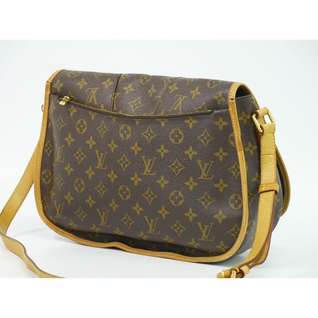 Louis Vuitton LV Menilmontan MM Monogram Shoulder Bag Pochette Brown — view 2