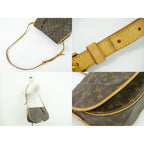 Louis Vuitton LV Menilmontan MM Monogram Shoulder Bag Pochette Brown — view 6