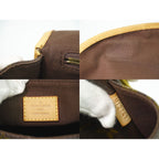 Louis Vuitton LV Menilmontan MM Monogram Shoulder Bag Pochette Brown — view 9