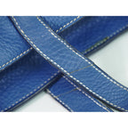 Prada Leather Shoulder Bag Tote Blue — view 6