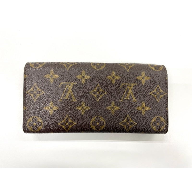 Louis Vuitton Monogram Portefeuille Emilie Zipper Long Wallet Brown — view 2