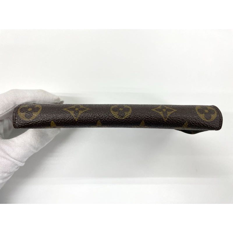 Louis Vuitton Monogram Portefeuille Emilie Zipper Long Wallet Brown — view 3