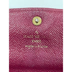 Louis Vuitton Monogram Portefeuille Emilie Zipper Long Wallet Brown — view 9