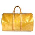 Louis Vuitton Boston Bag Mercer Monogram Vernis Canvas Beige