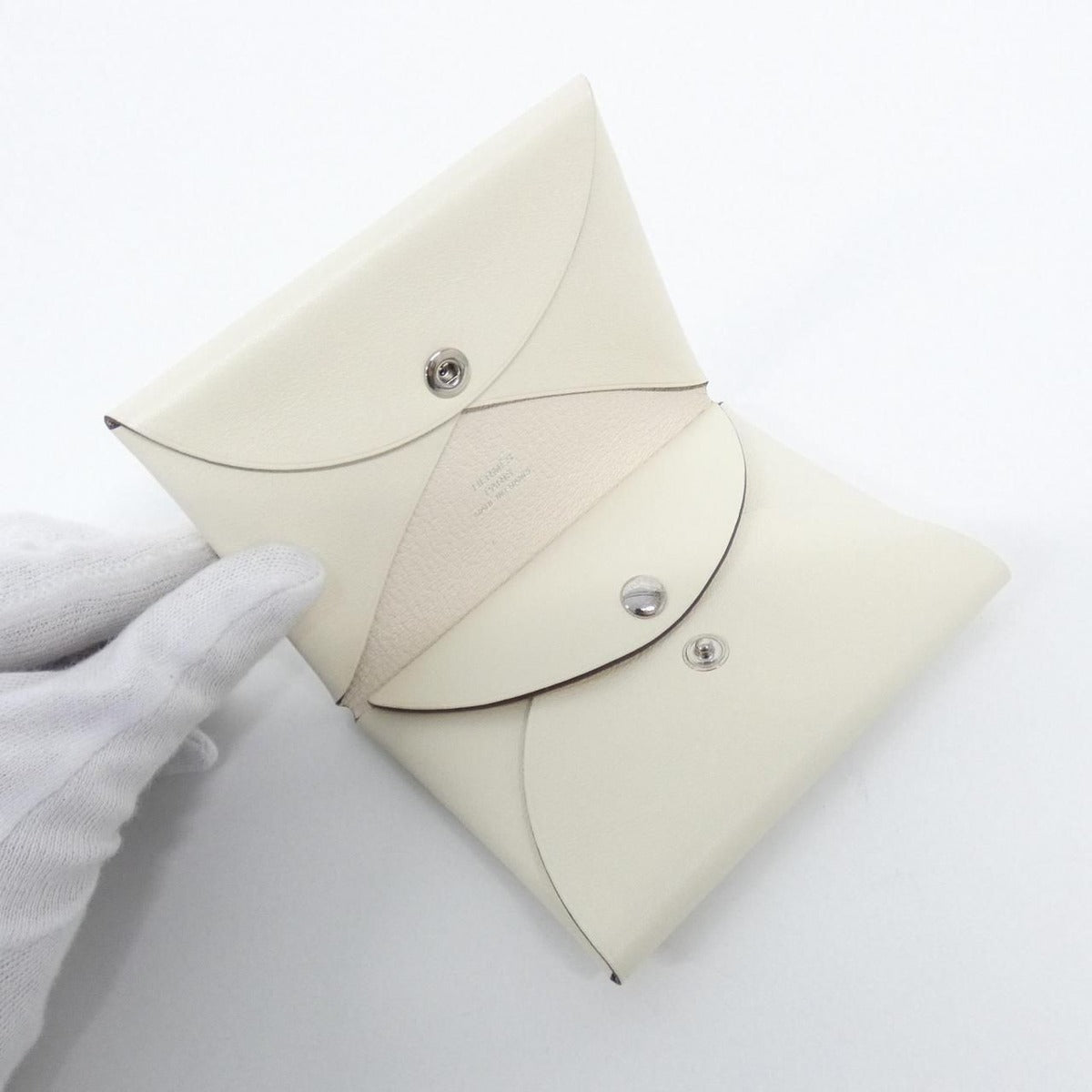 Hermes Moulin a Vent Calvi Duo Coin Case — view 4