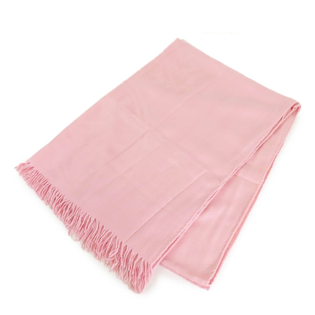 Hermes New Libris Shawl Pink Cashmere Silk Scarf