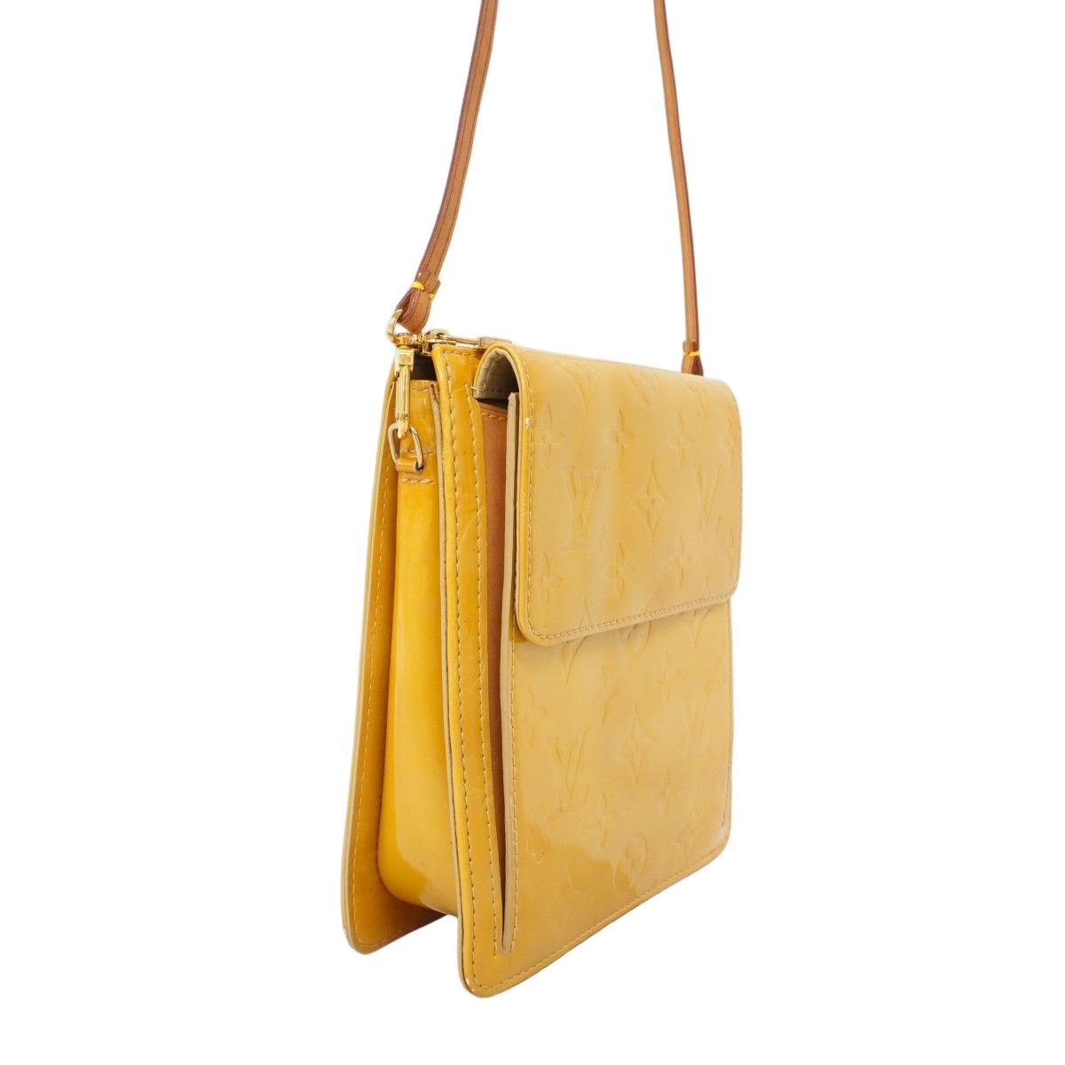 Louis Vuitton Handbag Vernis Mott Beige — view 2