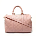 Gucci Boston Bag Guccissima Micro GG Mini