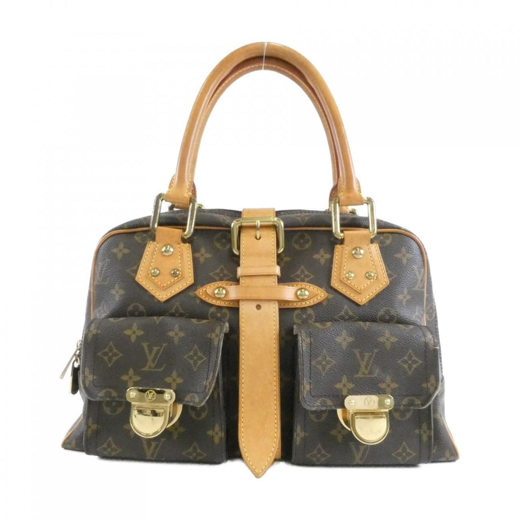 Louis Vuitton Monogram Manhattan GM Bag Brown Marron