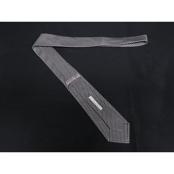 Bottega Veneta 100% Silk Dotted Polka Dot Business Tie Black Db2931 — view 2