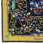 Hermes Carre 90 Pierres D' Orient Et Occident Oriental Stone and Western — view 5
