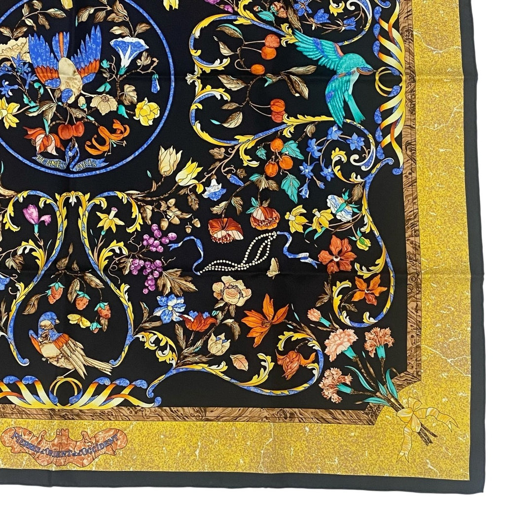 Hermes Carre 90 Pierres D' Orient Et Occident Oriental Stone and Western — view 6