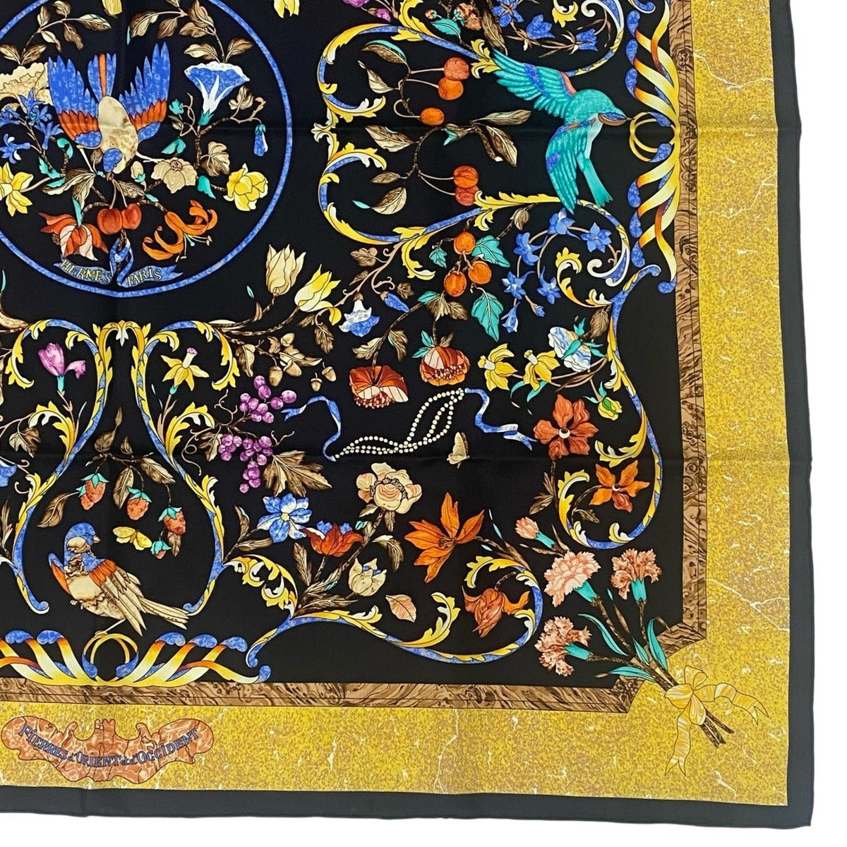 Hermes Carre 90 Pierres D' Orient Et Occident Oriental Stone and Western — view 6