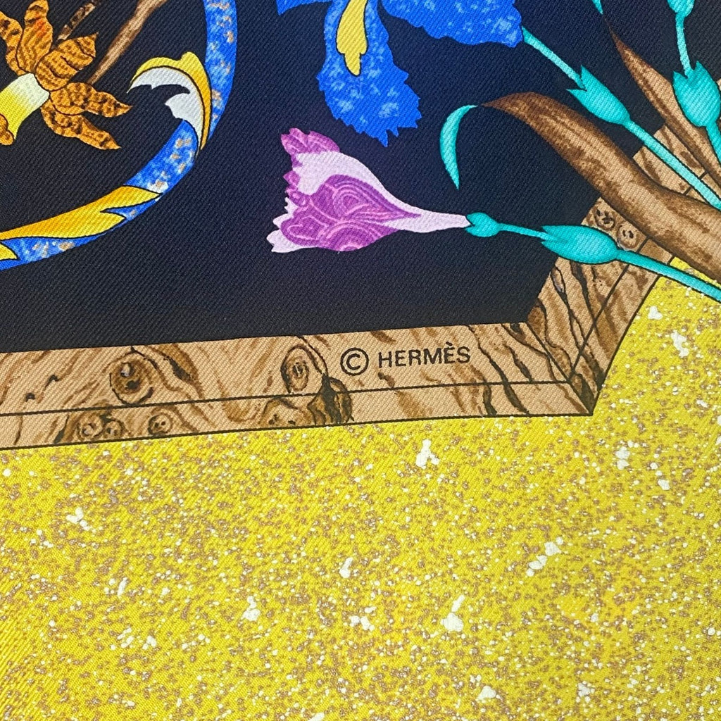 Hermes Carre 90 Pierres D' Orient Et Occident Oriental Stone and Western — view 8