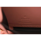Gucci Long Wallet Round Zipper GG Marmont Ribbon Pink — view 3