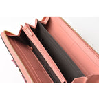 Gucci Long Wallet Round Zipper GG Marmont Ribbon Pink — view 6
