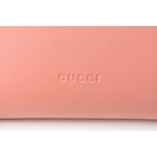 Gucci Long Wallet Round Zipper GG Marmont Ribbon Pink — view 9