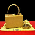 Fendi Logo Hardware Epi Leather 2-Way Mini Shoulder Bag