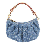 Louis Vuitton Monogram Denim Pochette Barre 2-Way Shoulder Bag Hand