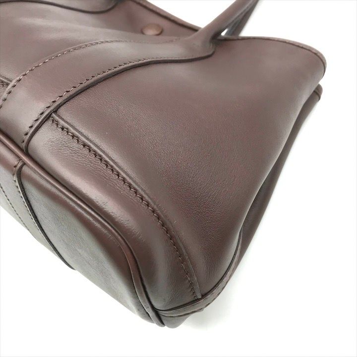 Hermes Garden Party Ttp Mini Hand Bag Brown Leather — view 4