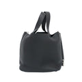 Hermes Picotin Lock MM Handbag Black Silver Manufactu