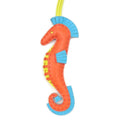 Hermes Bag Charm Ipo Agneau Milo Orange Poppy Blue Aztik Lime Seahorse