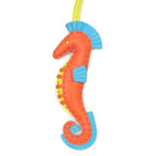 Hermes Bag Charm Ipo Agneau Milo Orange Poppy Blue Aztik Lime Seahorse