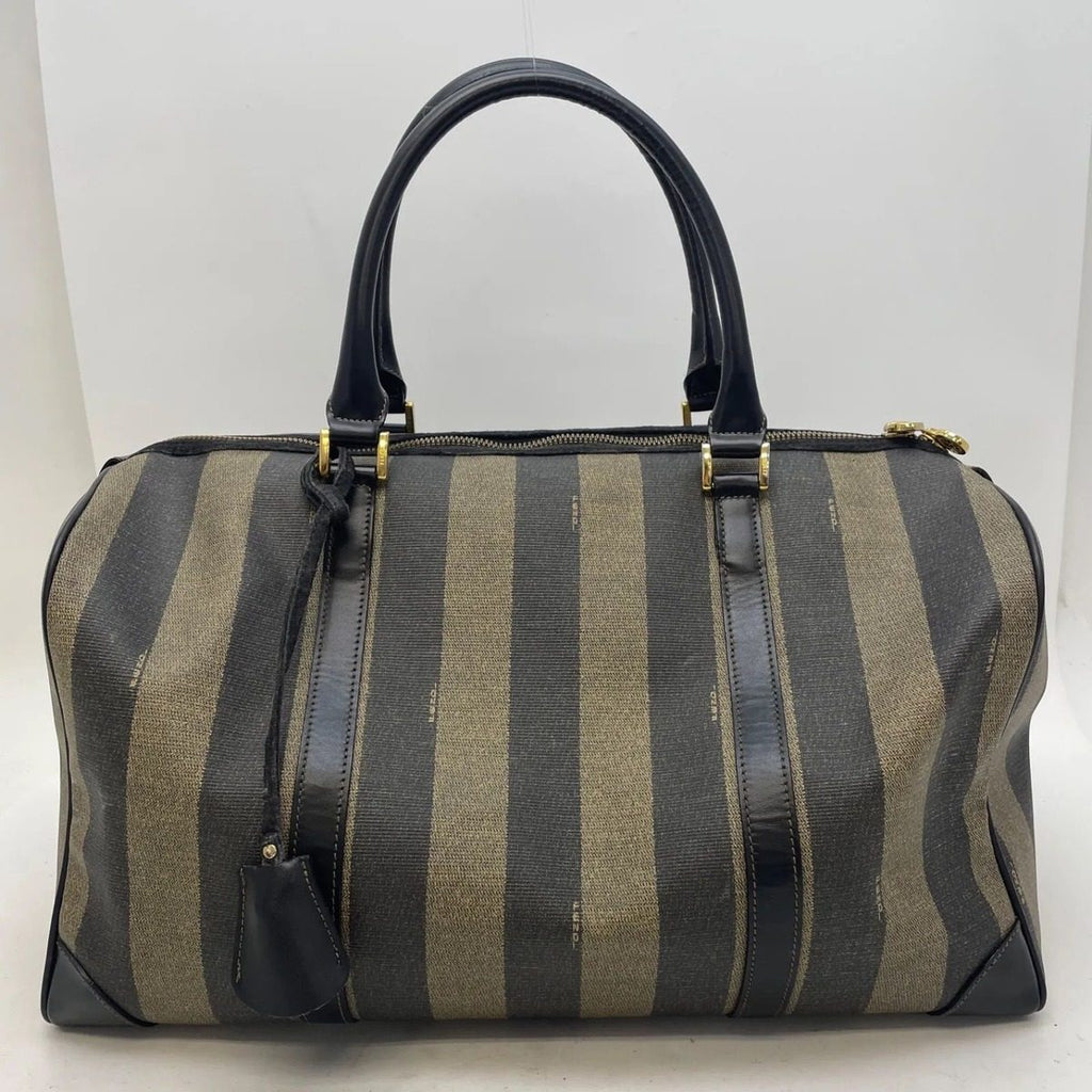 Fendi Handbag Zucca Pecan Boston Travel Business Trip Mothers — view 2