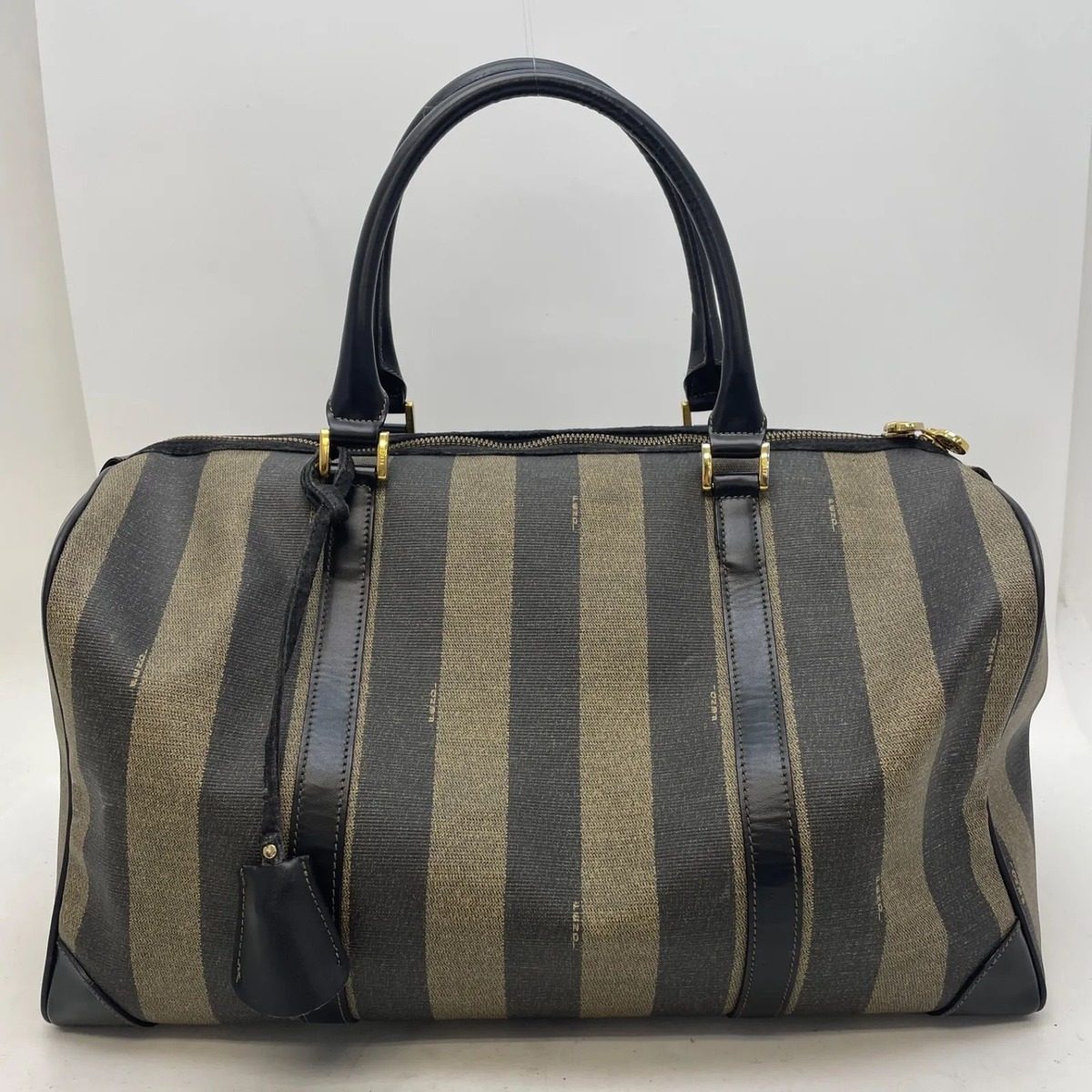 Fendi Handbag Zucca Pecan Boston Travel Business Trip Mothers — view 2