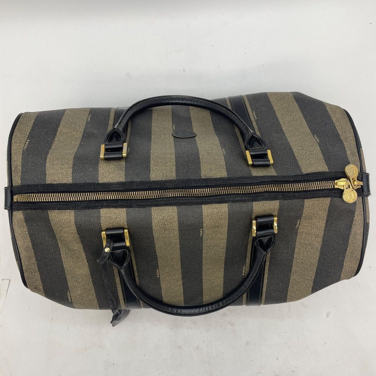Fendi Handbag Zucca Pecan Boston Travel Business Trip Mothers — view 5