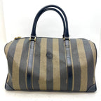 Fendi Handbag Zucca Pecan Boston Travel Business Trip Mothers