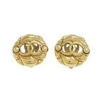 Chanel Vintage Earrings Gold