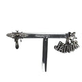 Dior Earrings Black Metal Rhinestone Bee Star