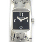 Dior Watch Diophilic Square Black Dial SS Quartz Analog