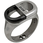 Dior Logo Ring CD Silver