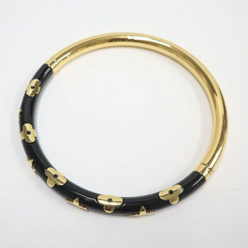 Louis Vuitton Talk Daily Choker Monogram Flower Black Gold