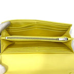 Bottega Veneta Foldable Long Wallet Yellow — view 6