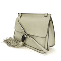 Gucci Shoulder Bag Bamboo Daily Leather Ivory Simple Usual Women