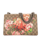 Gucci Blooms Dionysus Beige Burgundy Supreme Canvas Shoulder Bag — view 5