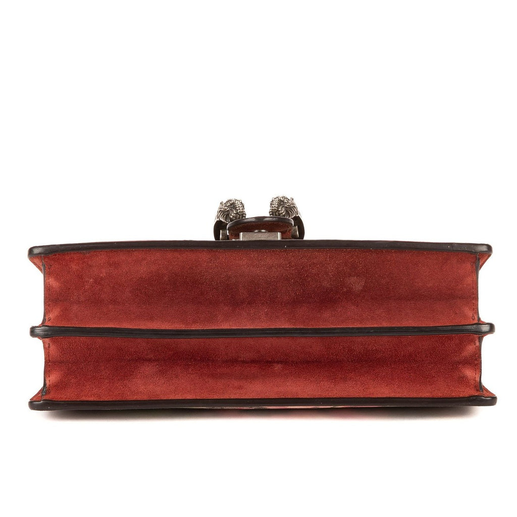 Gucci Blooms Dionysus Beige Burgundy Supreme Canvas Shoulder Bag — view 6