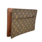 Louis Vuitton Clutch Monogram Pochette Homme Brown — view 2