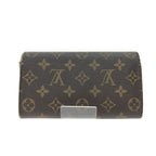 Louis Vuitton Long Wallet Monogram Porte Monnaie Credit Brown — view 2