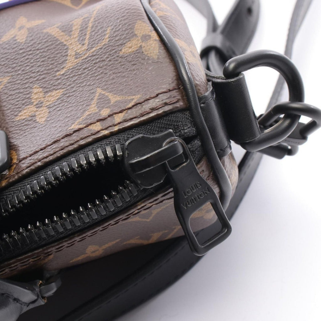 Louis Vuitton Tote Keepall XS LV Rubber Canvas Leather — view 9