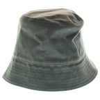 Loewe Wax Canvas Logo Bucket Hat Khaki