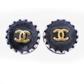 Chanel Vintage Coco Mark Earrings