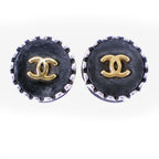 Chanel Vintage Coco Mark Earrings