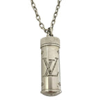 Louis Vuitton Monogram Strass Pill Case Necklace Pendant Chain Logo — view 2