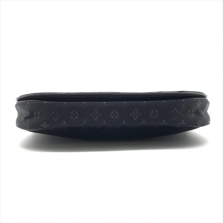 Louis Vuitton Monogram Comte Douffe Satin Shoulder Bag Black Purse — view 3