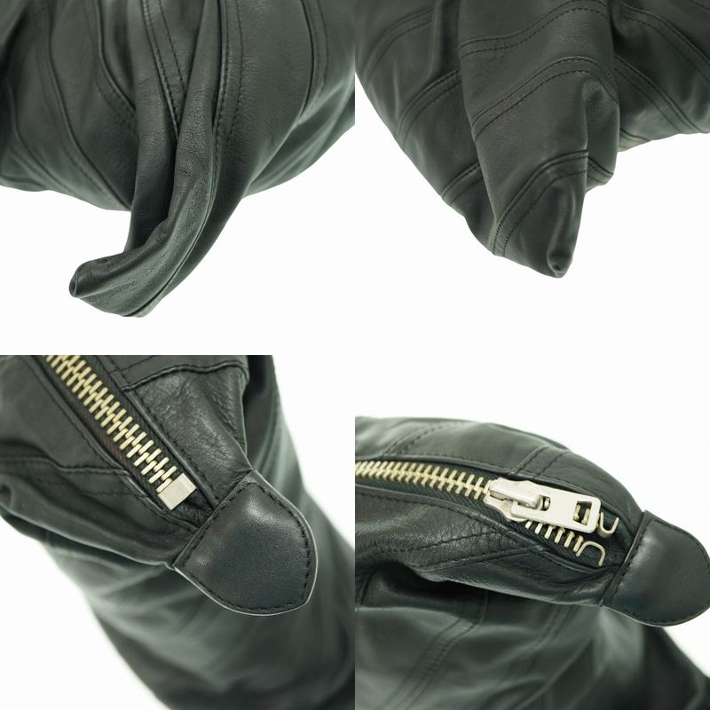 Loewe Comme Des Garcons Junya Watanabe Tote Bag Leather Black 1622 — view 8